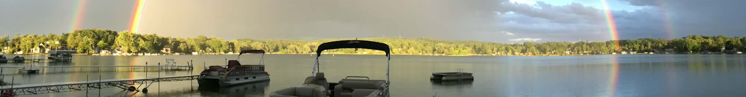 double rainbow banner