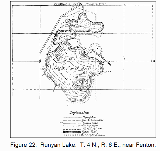 Holly marl deposit map